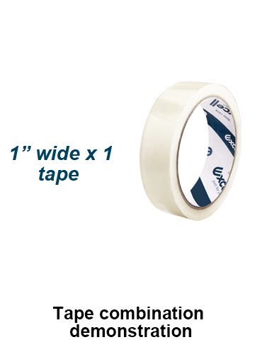 Wod Et-117 Blue and Gray Steel Desktop Tape Dispenser Weighted Rubber Lined Base: for Tape Up to 1 in. Wide (Holds 3 inch Core)